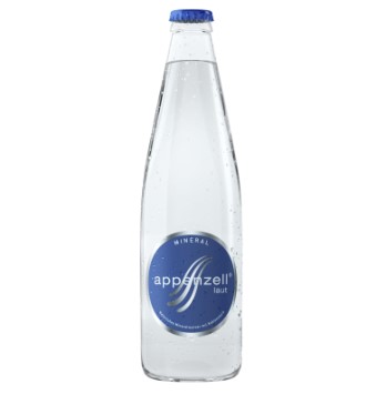 Appenzell Mineral laut mit CO2 blau