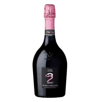 Borgo Molino Vino Spumante Pink Cuvée 22 ventidue Extra Dry