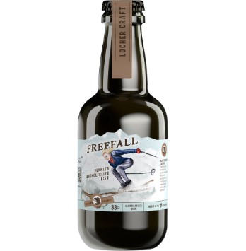 Locher Craft Freefall dunkles alkoholfreies Bier