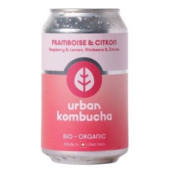 Urban Kombucha Framboise & Citron BIO Dosen