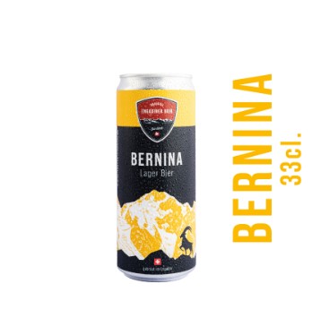 Engadiner Bier Bernina Hell Dose 4x6