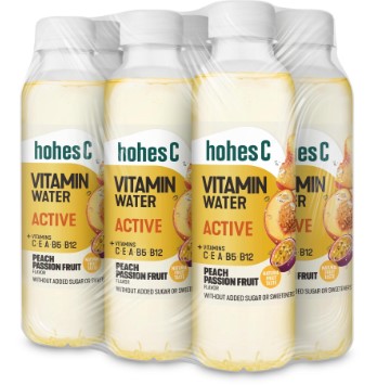 Hohes C Vitaminwater Active Pfirsch Maracuja