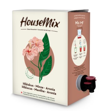 HouseMix Hibiskus Minze Aronia Konzentrat