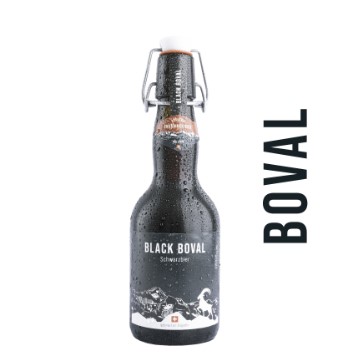 Engadiner Black Boval Schwarzbier Bügel MW