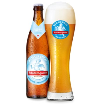 Schützengarten Weisser Engel Hefe-Weissbier Alkoholfrei